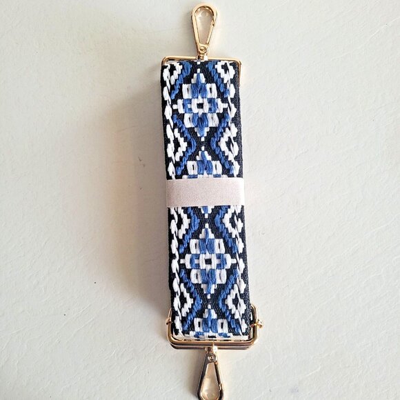 Adjustable Wide Navy Crossbody Strap Replacement for Handbag Purse 2" Guitar - Picture 12 of 13